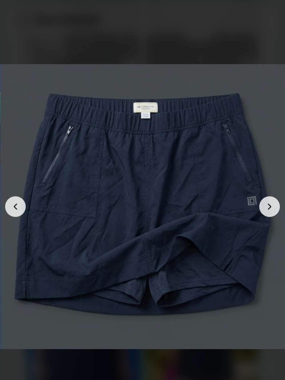 Liz Claiborne Navy Women's Skort Size 2x